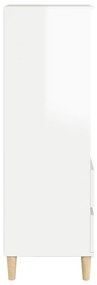 Aparador 40x36x110 cm derivados de madeira branco brilhante