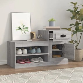 Sapateira 100x42x60 cm derivados de madeira cinzento sonoma
