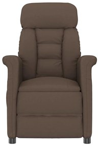 vidaXL Cadeira de massagem com almofada Castanho 70.5 x 96.5 x 95 cm