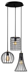 Candeeiro Teltrio – Preto Antique – 52 x 41 x 49-129 cm