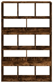 Estante 100x33x156,5 cm derivados de madeira carvalho fumado