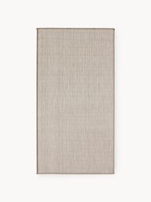 Tapete reversível para interior e exterior com padrão de ziguezague Cort