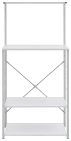 Armário para micro-ondas derivados de madeira branco