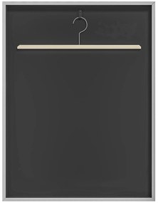 HOMCOM Suporte para Camisola Frame boxe Frame em Alumínio com Revestimento Interno de Feltro 70x90 cm | Aosom Portugal