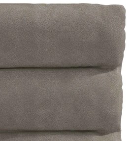 Cadeiras de jantar 4 pcs couro artificial cinzento