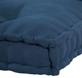 Almofada de Sofá Pallet 2 pcs Índigo 60 x 40 cm Algodão