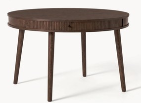 Mesa de jantar redonda com arrumação Calary, vários tamanhos
