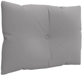 Almofadões p/ móveis de paletes 3 pcs tecido cinza