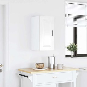vidaXL Armário de parede de cozinha Porto branco brilhante