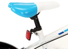 Bicicleta de criança roda 20" azul e branco