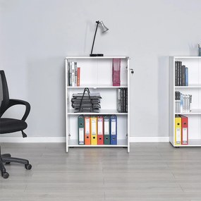 Estante RKT-332 – Branco Diamante – 72x109x34 cm | Tribo Home