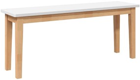 Banco 110 cm madeira seringueira maciça