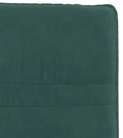 Cadeiras de jantar 4 pcs veludo verde-escuro