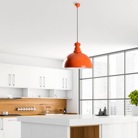 Candeeiro de Teto Kure – Laranja – Ø40 h:37 cm
