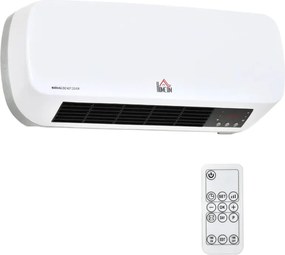 Aquecedor Cerâmico de Parede 1000W/2000W com Controle Remoto