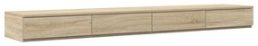 Gavetas para Cama vidaXL Carvalho Sonoma 180x36,5x16,5 cm em Madeira d