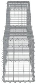 Cestos gabião arqueados 25 pcs 400x30x40/60cm ferro galvanizado