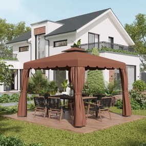 Toldo de Substituição para Pérgola 300x300 cm Teto de Substituição par