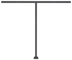 Toldo autom. LED e sensor de vento 300x250 cm laranja/castanho