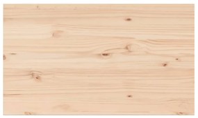 Tampos de mesa retangulares 3 pcs 80x47x1,7 cm pinho maciço