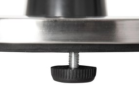 Outsunny Aquecedor de Jardim Elétrico 3000W Aquecedor Infravermelho com 3 Níveis de Aquecimento Altura Ajustável Proteção IP44 para Terraço Pátio Ø58,5x160-200cm Prata