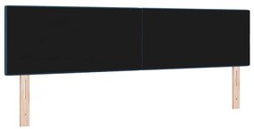 Cabeceira LED Estofada com Botões Azuis de 90 cm