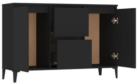 Aparador 104x35x70 cm derivados de madeira preto