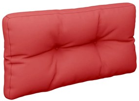 Almofadões de paletes 2 pcs tecido vermelho