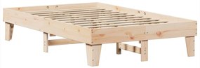 Cama sem colchão 120x190 cm madeira de pinho maciça