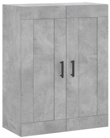 Armário alto 69,5x34x180 cm derivados de madeira cinza cimento