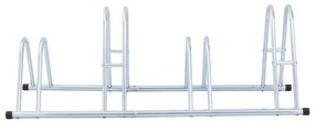 Suporte independente para 4 bicicletas aço galvanizado