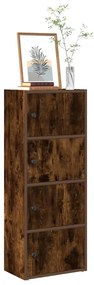 vidaXL Estante 40x24x102 cm derivados de madeira carvalho fumado