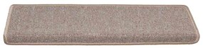 Tapetes de escadas 30 pcs 65x21x4 cm castanho-claro