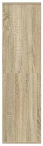 Estante cor carvalho 34x31x112 cm derivados de madeira