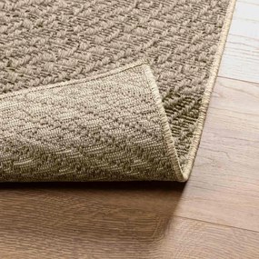 Tapete ZIZUR bege 120x170 cm aspeto de juta interior e exterior