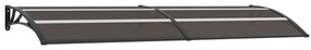 144827 vidaXL Toldo para porta 300x80 cm PC preto