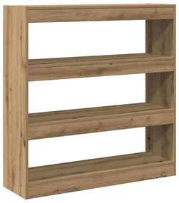 Cabide de Livros/Divisor de Ambientes em Carvalho Artesanal - 100x30x1