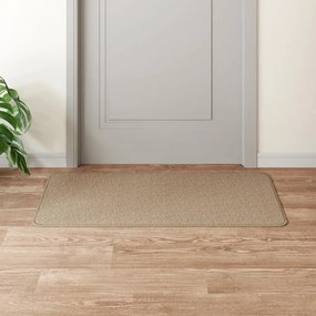 Tapete/passadeira 50x100 cm aspeto sisal cor areia