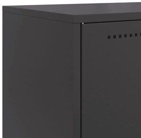 Aparador 68,5x38,5x107 cm aço preto