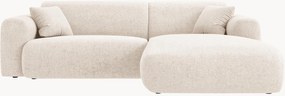 Sofá de canto em chenille Nolio (4 lugares), canto à direita