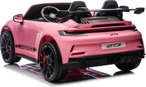 Carro elétrico para crianças Porsche 911 24V 4x4, 2 lugares, controlo remoto, entrada USB/AUX, motores de 200W, bateria de lítio, luzes LED licença OR