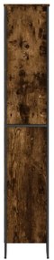 Estante 80x31x169 cm derivados de madeira carvalho fumado