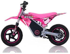 Mini moto elétrica para crianças Minicross electrica 250W 12/12"  Warrior MX-E250 Rosa