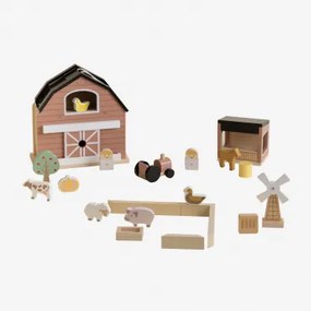 Nermal Kids Madeira Fazenda Cores Naturais - Sklum