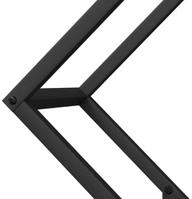 Suporte para lenha 60x25x60 cm aço laminado a frio preto
