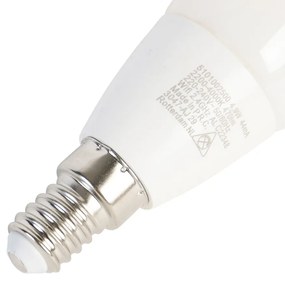 Conjunto de 2 lâmpadas LED E14 inteligentes B35 4,9W 470 lm 2200-4000K