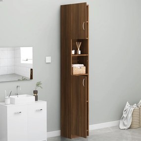 Armário Alto Loony de 190cm - Nogueira - Design Moderno