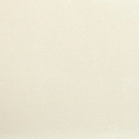 Toldo retrátil 300x150 cm tecido e aço cor creme
