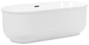 Banheira autónoma em acrílico branco 170 x 80 cm PINEL Beliani