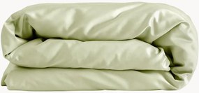 Capa de edredão em cetim de algodão Pistachio